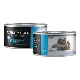 Agility Gold Entérico Gatos 140 G