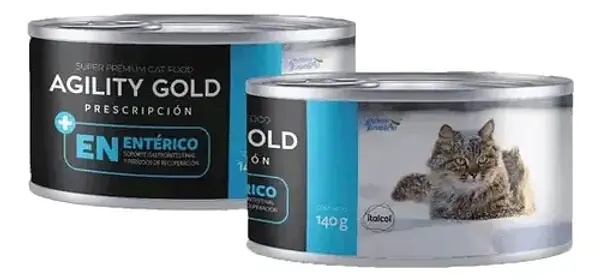Agility Gold Entérico Gatos 140 G