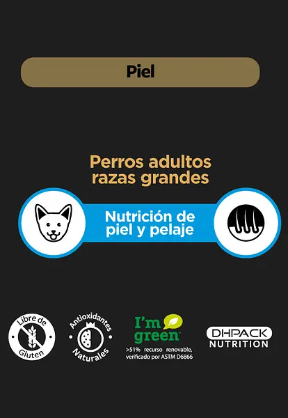 Agility Gold Grandes Adultos Piel 1.5 Kg Concentrado Premium