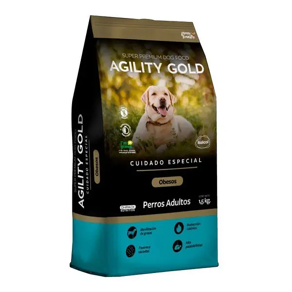 Agility Gold Perros Obesos - Concentrado Control De Peso